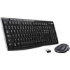 Logitech MK270 Combo Tastiera e Mouse Wireless per Windows, Layout Tedesco QWERTZ - Nero