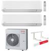 Toshiba Climatizzatore Toshiba Seiya Classic Dual split inverter 10000+18000 btu (U.E. RAS-2M18G3AVG-E) + OMAGGIO
