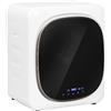 HOMCOM Asciugatrice ad Aria Carico 4kg con Timer e Programma Smart, in Acciaio Inox e ABS, 48x40x56 cm, Bianco | Aosom Italy