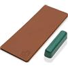 BeaverCraft LS2P1 Coramella in Pelle per Affilatura Coltelli - Kit 8 x 20 cm con Pasta Lucidante, Doppia Faccia per Affilare e Lucidare