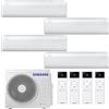 Samsung CONDIZIONATORE SAMSUNG WINDFREE ELITE S2 QUADRI SPLIT 7000+7000+7000+7000 BTU INVERTER R32 AJ080 A++ WIFI