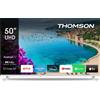 Thomson Smart TV 50 Pollici 4K Ultra HD Display LED Sistema Google TV con Google Assistant colore Bianco - 50UA5S13W