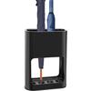 Jortmrd Portaombrelli in Plastica Nero con Vassoio Antigoccia Rimovibile - Design Minimalista, Capacità 4 Ombrelli (Piccoli/Grandi), Dimensioni 28x22x9 cm - Ideale per Casa/Ufficio