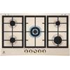ELECTROLUX KGS9536RS PIANO COTTURA 86CM 5 FUOCHI A GAS GRIGLIE IN GHISA COLORE SABBIA
