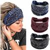 Yean Fasce per yoga Fasce elastiche larghe Fasce per capelli Boho Accessori per capelli floreali per donne e ragazze (confezione da 3) (C)