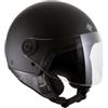 Tucano Urbano casco demi jet unisex EL'JETTIN 6.0. Casco moto in policarbonato, casco scooter small fit. Calotta XS-M ed L-XXL. Casco estate inverno. Casco omologato ECE 22.06 Grigio opaco Tg. M