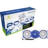 Manli Scheda video nVidia Manli GeForce RTX 5080 Polar Fox OC 16GB GDDR7 256bit Bianco/Blu [N76550800M36511]