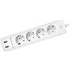 Homcloud EPS16A4 Ciabatta multipresa Smart 4 posti con cavo da 1,8m - 4 Prese Schuko + 2 USB WiFi