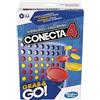 Hasbro Gaming Connetti 4 Grab and Go - Gioco portatile per 2 giocatori - Gioco classico per bambini per viaggi, giochi in famiglia e con gli amici,