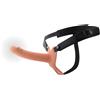 Hidden Desire Inferno Vibrating Silicone Hollow Penis Strap-On with Remote 18cm Skin