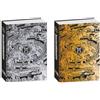 SEVEN S.P.A. Bastardi Dentro, Diario Agenda, Gold & Silver, 16 Mesi, 2025-2026, 13,6 x 18,3 cm, Adesivi, Giochi, Vignette