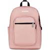 SEVEN S.P.A. Zaino scuola Invicta, Jelek, Rosa Scintillante, 34 litri, doppio scomparto, laptop 14", tasche borraccia, poliestere riciclato