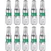 QUARKZMAN 10pz Punte Cacciavite Torx T25H 1/4 Attacco Esagonale 25mm/1 Lunghezza Stelle Magnetiche a 6 Punti in Acciaio S2 Punte Cacciavite Elettrico con Foro Testa Torx