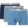 DIM Boxer Ultra-Resistenti in Cotone Elasticizzato Uomo x3, Jean Blue/Grigio topo/Blu cenere, 3XL