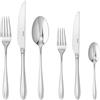 Sambonet Dream 52515-83 Set di Posate da Tavola Monoblocco in Acciaio Inox 18/10, per 6 persone, 36 pezzi: 6 forchette, 6 coltelli, 6 cucchiai, 6 forchette frutta, 6 coltelli frutta, 6 cucchiaini tè