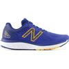 New Balance Uomo Fresh Foam 680v7 in Blu/Arancia, Tessile, Taglia 40
