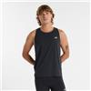New Balance Uomo Race Day Ultra Light Singlet in Nero, Politessuto, Taglia L