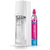SodaStream Terra Gasatore Bianco con 1 Bottiglia Ricaricabile 60L