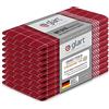 Glart 48RI2 Set di 10 Tovagliette da Cucina, 50x70 cm, 100% Cotone OEKO-TEX Standard 100, Rosso, Prelavati, Tovagliette per Cucina e Lavaggio, ancora più assorbente ad ogni lavaggio