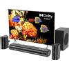 Does not apply Soundbar TV Con Dolby Atmos, Sound Bar 300W Su 4.1 Canali Con Subwoofer, 2 Altop