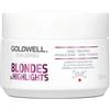 Goldwell Dualsenses Blonde & Highlights Anti-Yellow 60Sec Treatment 200ml - maschera anti-giallo biondi decolorati