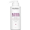 Goldwell Dualsenses Blonde & Highlights Anti-Yellow 60Sec Treatment 500ml - maschera anti-giallo biondi decolorati
