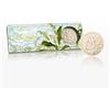 Saponificio Artigianale Fiorentino Sapone al mughetto rotondo scolpito con fiori 3 x 125 gr
