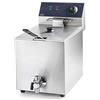 LACOR 69468 69468 - Friggitrice elettrica con rubinetto professionale, 3250 W, 8 l, acciaio inox