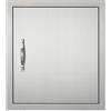 VEVOR Porta di Accesso per Cucina Porta Singola da Cucina Esterna 18"x 20", Porta da Incasso in Acciaio Inox, Montaggio a Incasso per Isola BBQ, Stazione per Grigliate, Mobile da Esterno