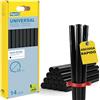 Rapid Confezione da 14 Stick di Colla Universali, Diametro 12 mm x 190 mm, Colore Nero, Contiene Alti Livelli di Resina, Senza Solventi, Incollaggio Rapido (5000211)