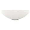 Eglo Leuchten my light Applique Malva in vetro bianco satinato a mezza luna 1XE27 90015/20