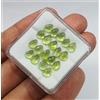 colori di gemme Lotto 19 pezzi di gemme sfuse di qualità AAA cabochon verde pera naturale 10,...
