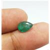 colori di gemme 1,45 Ct Smeraldo Zambiano Taglio Pera Naturale Buona Qualità Non Trattato Sci...