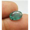 colori di gemme 2,40 Ct Naturale Taglio Ovale Top Verde Zambia Smeraldo Buona Qualità Terra E...