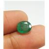 colori di gemme 2,66 Ct Natural Top Verde Zambia Smeraldo Taglio Ovale Non Trattato Qualità A...