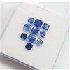 colori di gemme Lotto di 10 pezzi di cianite blu taglio cuscino naturale migliore qualità pie...