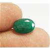 colori di gemme 2,71 Ct Naturale Nice Verde Zambia Smeraldo Qualità AAA Taglio Ovale Non Trat...