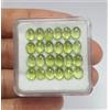 colori di gemme Lotto 27 pezzi gemme sfuse cabochon ovale peridoto verde AAA naturale qualità...