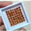 colori di gemme Lotto 20 pezzi naturale incredibile granato di hessonite taglio tondo 4,5 mm ...