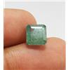 colori di gemme 2,65 Ct Smeraldo Naturale Zambia Buono Verde Taglio Quadrato Qualità Non Trat...