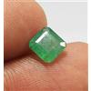 colori di gemme Smeraldo Zambiano Verde Top Naturale 1,35 Ct Ottima Qualità Taglio Quadrato N...