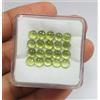 colori di gemme Lotto 22 pezzi cabochon rotondo naturale AAA peridoto verde gemme di alta qua...