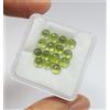 colori di gemme Lotto 15 pezzi peridoto verde cabochon rotondo naturale qualità AAA 4,7-5 MM