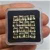 colori di gemme Lotto 16 pezzi citrino giallo naturale calibrato taglio quadrato gemme qualit...