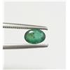 colori di gemme 0,71 Ct Naturale Taglio Ovale Buon Verde Zambia Smeraldo Terra Gemme Estratte...