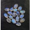 colori di gemme Lotto pietre di luna arcobaleno fuoco blu naturale 17,30 ct AAA cabochon oval...