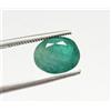 colori di gemme Smeraldo Zambia Verde Profondo Naturale 3,65 Ct Taglio Ovale Buona Qualità Sc...
