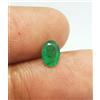 colori di gemme 0,63 ct naturale taglio ovale AAA verde smeraldo dello Zambia vero smeraldo p...