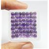 colori di gemme Lotto di 50 pezzi cabochon tondo ametista viola naturale AAA calibrato gemme ...