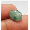 colori di gemme 3,90 Ct Naturale Taglio Ovale Fine Verde Zambia Smeraldo Qualità Non Trattata...
